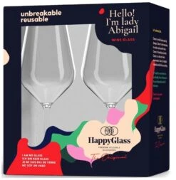 Glass - Abigail (Wine 2 Pc)