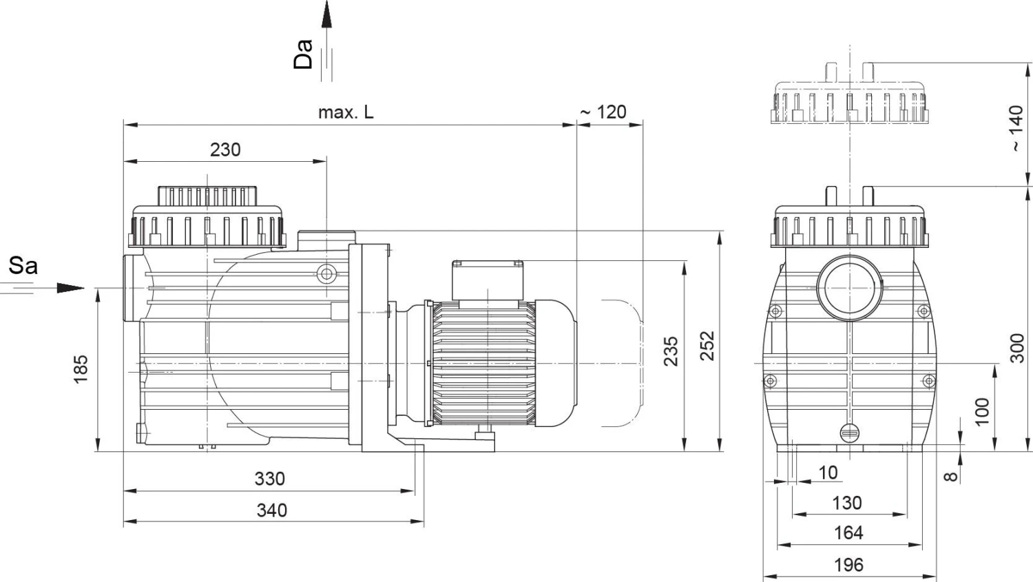 Speck BADU Magna 12 - 0,45 KW / 230 Volt - Afbeelding 3