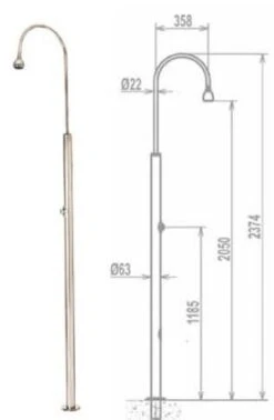 Douche Automatische Sluitende Drukkraan