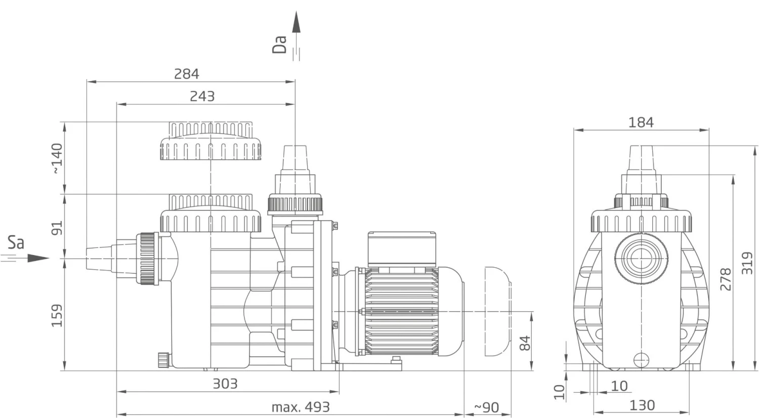 Badu Magic II 4 - 0,18 KW / 230 Volt - Afbeelding 3