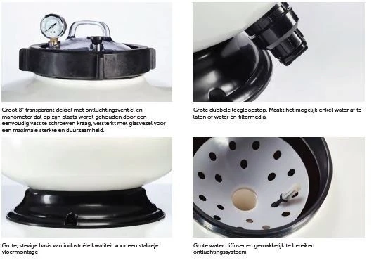 Zandfilter PPG Deluxe 24" - Afbeelding 2