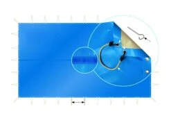 Skinfreeze Winterafdekking 1070 X 470cm | Blauw