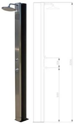 Solardouche 40 Liter Inhoud