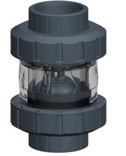 Terugslagklep 63 Mm Transparant